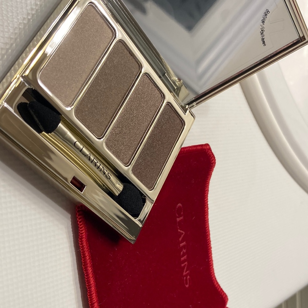 Clairons 4 Colour Eyeshadow Palette Smoothing & Long-Lasting Shade 03 Brown